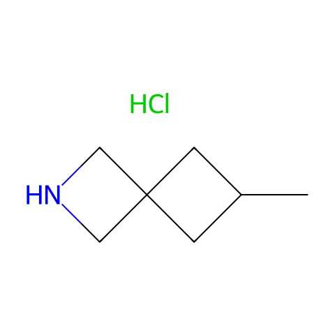6-methyl-2-azaspiro[3.3]heptane hydrochloride结构图