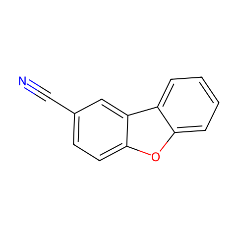 二苯并[b，d]呋喃-2-甲腈结构图