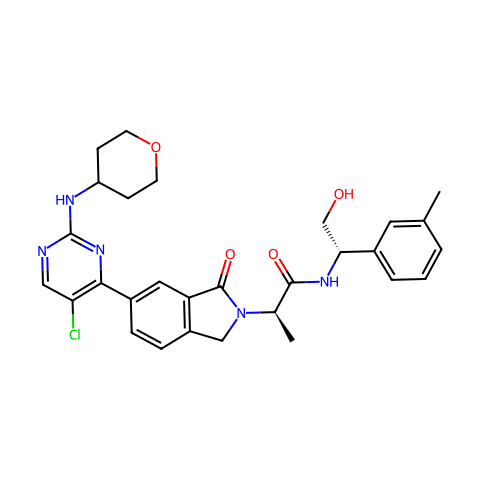ERK1/2 inhibitor 1结构图