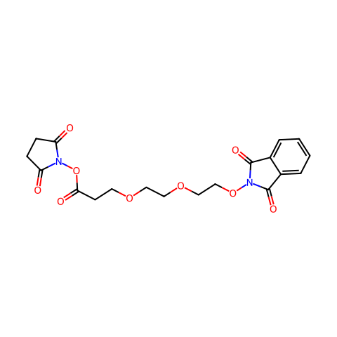 NHPI-PEG2-C2-NHS ester结构图