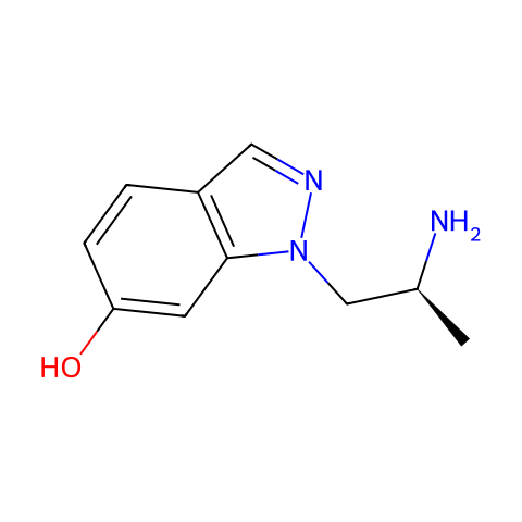 1-((S)-2-AMINO-PROPYL)-1H-INDAZOL-6-OL结构图
