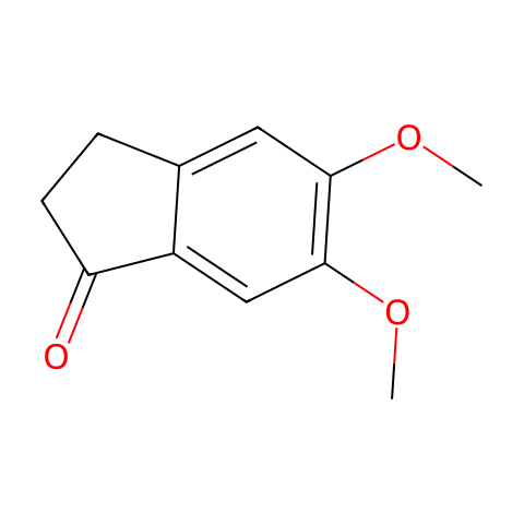 5,6-二甲氧基-1-茚酮结构图