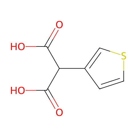 3-噻吩丙二酸结构图