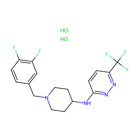 JNJ-37822681 dihydrochloride结构图