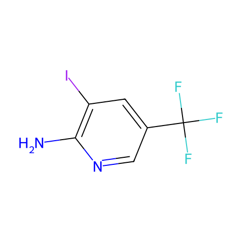 3-碘-5-(三氟甲基)吡啶-2-胺结构图