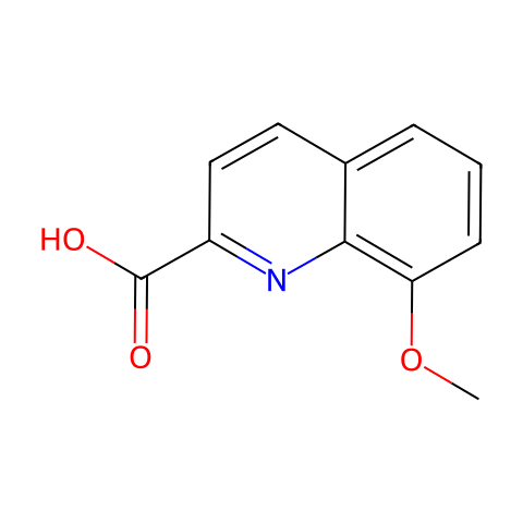 8-METHOXY-QUINOLINE-2-CARBOXYLIC ACID结构图