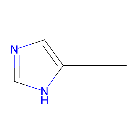 4-tert-Butyl-1H-imidazole结构图