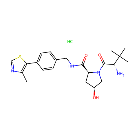 (S,S,S)-AHPC hydrochloride结构图