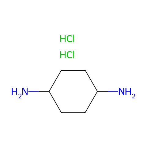 顺-1,4-环己二胺二盐酸盐结构图