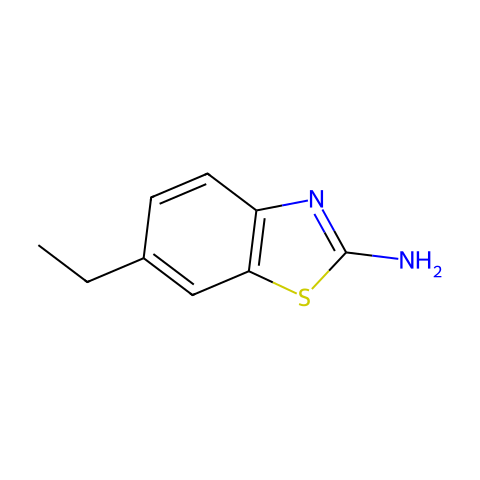 2-Benzothiazolamine,6-ethyl-(9CI)结构图
