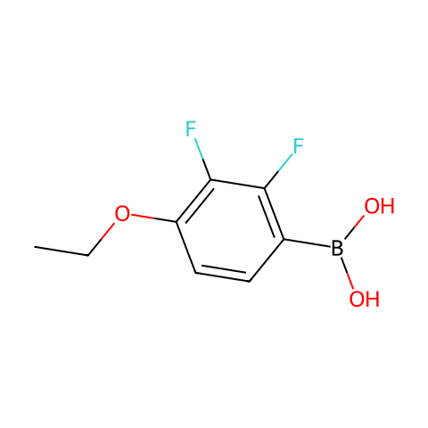 2.3-二氟-4-乙氧基苯硼酸结构图