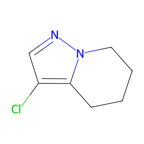 3-chloro-4,5,6,7-tetrahydropyrazolo[1,5-a]pyridine结构图