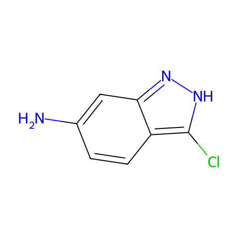 6-Amino-3-Chloro (1H)Indazole结构图