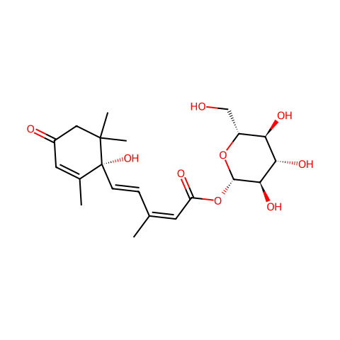 β-D-Glucopyranosyl abscisate结构图