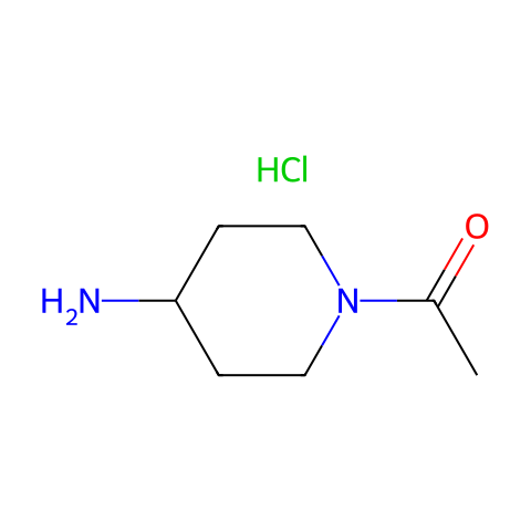 1-乙酰基-4-氨基哌啶盐酸盐结构图