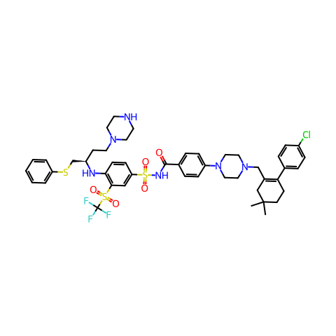 Navitoclax-piperazine结构图