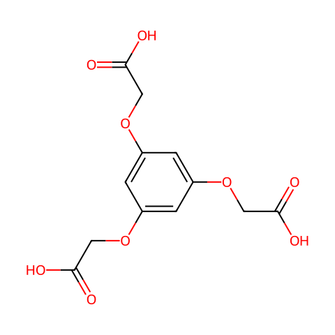 1,3,5-TRIS(CARBOXYMETHOXY)BENZENE结构图