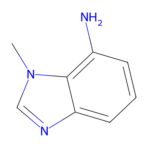 1-甲基-7-氨基-1H-苯并咪唑结构图