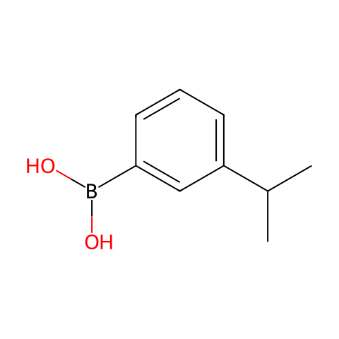 3-异丙基苯硼酸 (含不同量酸酐)结构图