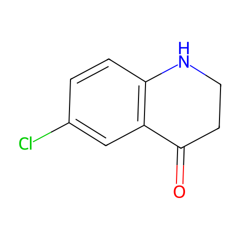 6-氯-2,3-二氢喹啉-4（1H）-酮结构图