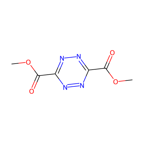 3,6-双(甲氧基羰基)-1,2,4,5-四嗪结构图