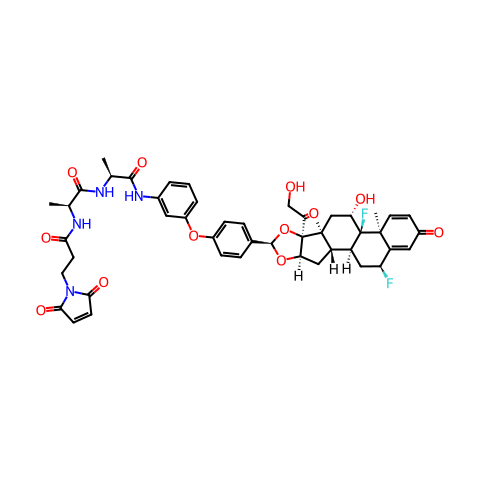 Glucocorticoid receptor agonist-2 Ala-Ala-Mal结构图