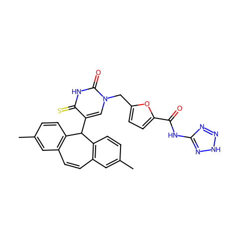 AR-C 118925XX,竞争性P2Y2拮抗剂结构图