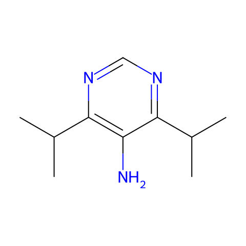 4,6-diisopropylpyrimidin-5-amine结构图