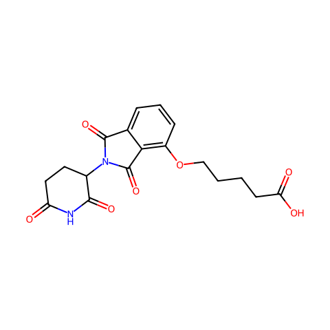沙利度胺 4'-醚-烷基C4-酸结构图