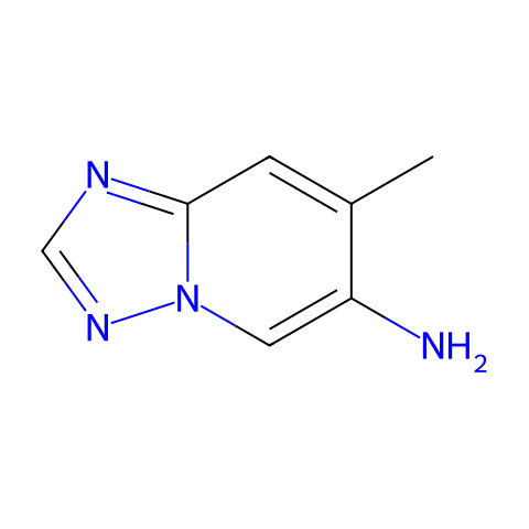 7-methyl-[1,2,4]triazolo[1,5-a]pyridin-6-amine结构图