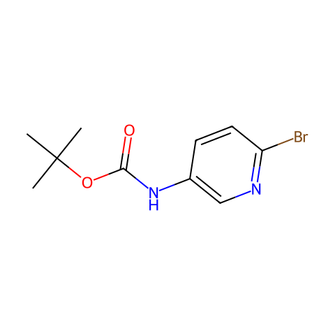 2-溴-5-BOC-氨基砒啶结构图