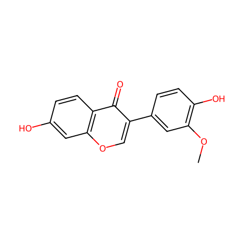 3'-Methoxydaidzein结构图