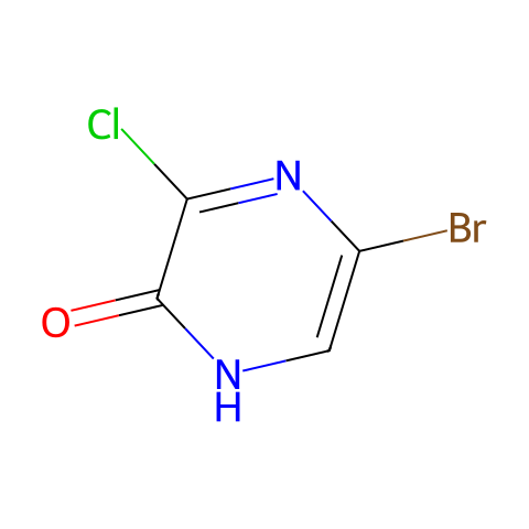 2-羟基-3-氯-5-溴吡嗪结构图