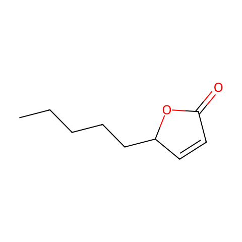 5-戊基呋喃-2(5H)-酮结构图