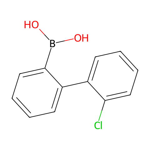 2'-氯-2-硼酸联苯结构图