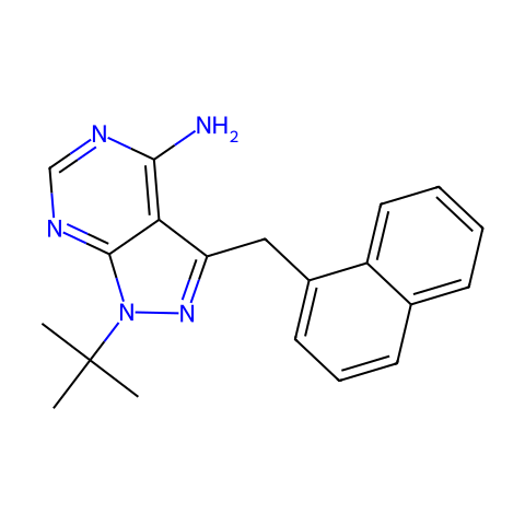 1-NM-PP1 (PP1 Analog II)结构图