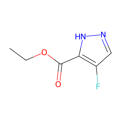 1H-Pyrazole-3-carboxylicacid,4-fluoro-,ethylester(9CI)结构图