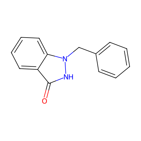 1-苄基-3-羟基-1H-吲唑结构图