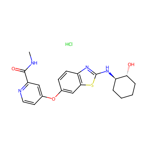 Sotuletinib hydrochloride结构图