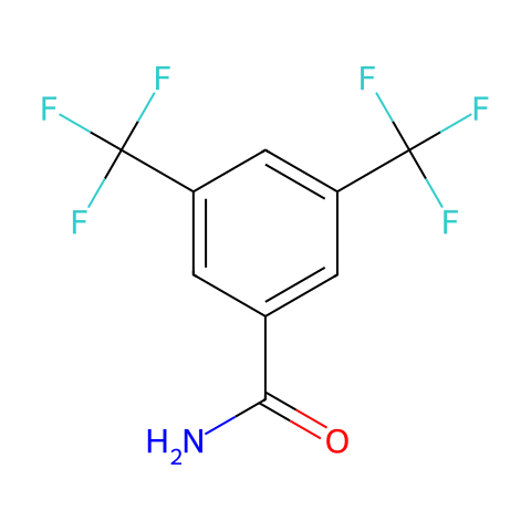 3,5-双(三氟甲基)苯甲酰胺结构图