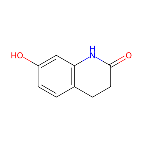 7-羟基-3,4-二氢-2(1H)-喹啉酮结构图