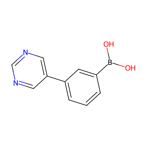 3-(5-嘧啶基)苯硼酸结构图