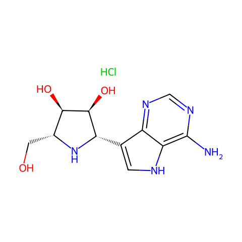 Galidesivir hydrochloride ( BCX 4430 hydrochloride)结构图