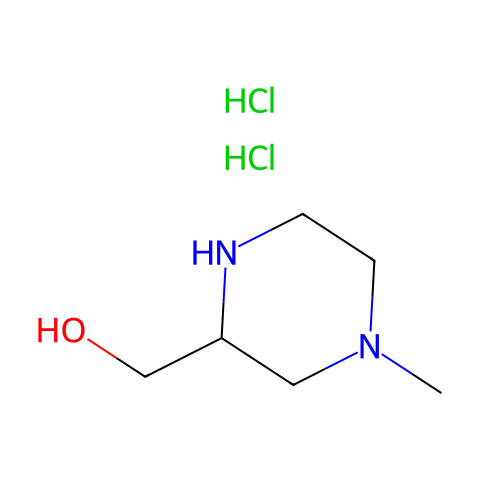 (4-methylpiperazin-2-yl)methanol dihydrochloride结构图