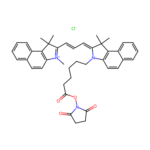 CY3.5-琥珀酰亚胺酯结构图