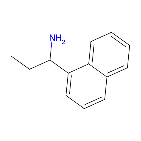 1-Naphthalenemethanamine, α-ethyl-结构图