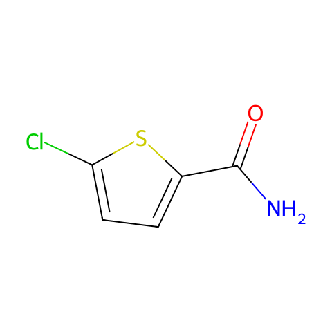 5-氯噻吩-2-甲酰胺结构图