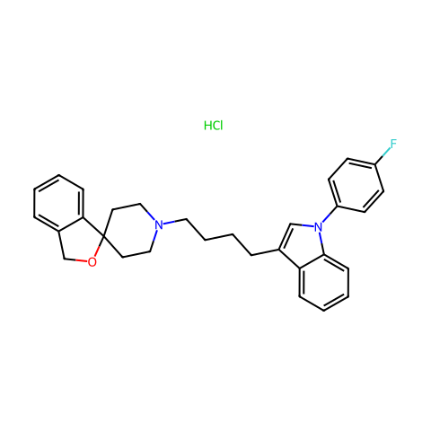Siramesine (hydrochloride)结构图