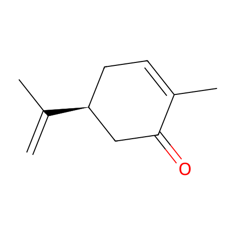 (S)-(+)-香芹酮结构图