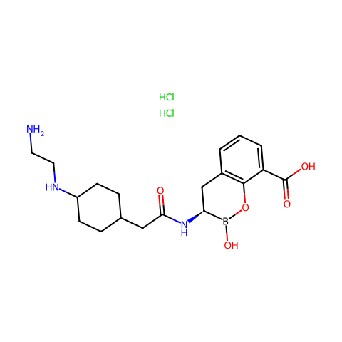 Taniborbactam hydrochloride结构图